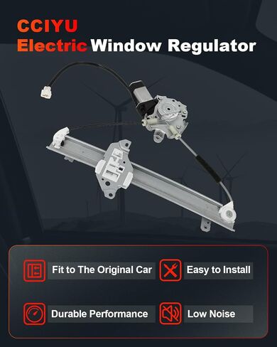Cciyu الخلفية الخلفية السائق الأيسر الجانبي المنظم استبدال ملاءمة ل 03 04 05 06 ل Mitsubishi Outlandermr573879،389588 منظم النافذة وايت محرك in Kuwait