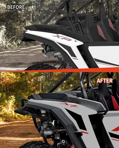 Aluminum Air Intake Cover Grill for Polaris RZR XP 1000/XP 4 1000 2024 2025 Accessories, Black Metal Filter-Air Mesh Engine Side Air Vent Intake Pre-Filter Protection Cover Bezel (8PCS) in Saudi Arabia