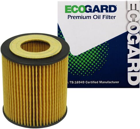 ECOGARD X5505 Premium Cartridge Engine Oil Filter for Conventional Oil Fits Ford Fusion 2.3L 2006-2009, Escape 2.3L 2005-2008, Escape 2.5L 2009 | Mazda 3 2.3L 2004-2009, 6 2.3L 2003-2008 in Saudi Arabia