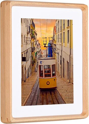 7x9 inch Picture Frames, Display Pictures 5x7 Inch with Mat or 7x9 without Mat, with High Clear Acrylic, Photo Frame for Landscape or Portrait Orientation, Wall-Mount & Tabletop in Saudi Arabia