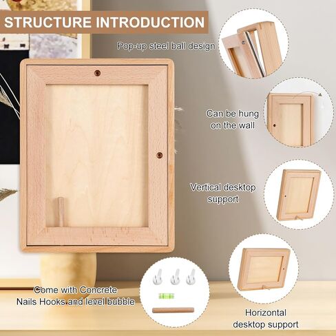 7x9 inch Picture Frames, Display Pictures 5x7 Inch with Mat or 7x9 without Mat, with High Clear Acrylic, Photo Frame for Landscape or Portrait Orientation, Wall-Mount & Tabletop in Saudi Arabia