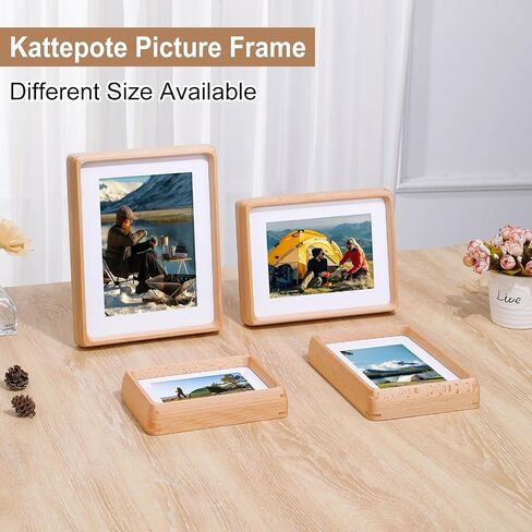 7x9 inch Picture Frames, Display Pictures 5x7 Inch with Mat or 7x9 without Mat, with High Clear Acrylic, Photo Frame for Landscape or Portrait Orientation, Wall-Mount & Tabletop in Saudi Arabia