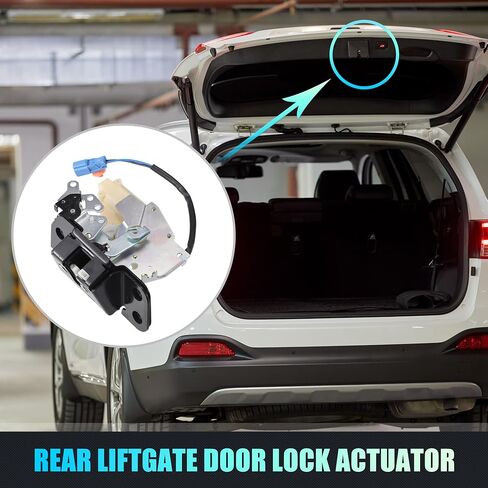 X AUTOHAUX Replacement Rear Liftgate Door Lock Actuator with Cable for Honda Pilot 2003-2008 Tailgate Latch Assembly No.74801S9VA01 in Saudi Arabia
