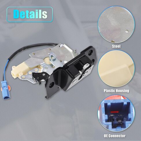 X AUTOHAUX Replacement Rear Liftgate Door Lock Actuator with Cable for Honda Pilot 2003-2008 Tailgate Latch Assembly No.74801S9VA01 in Saudi Arabia