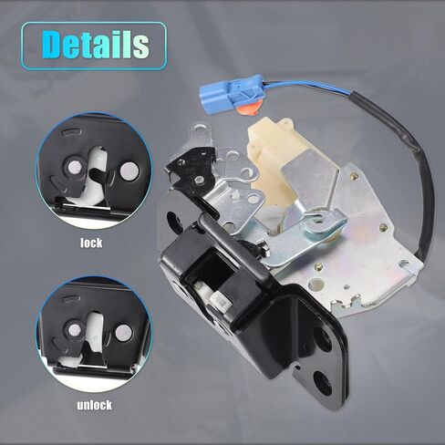 X AUTOHAUX Replacement Rear Liftgate Door Lock Actuator with Cable for Honda Pilot 2003-2008 Tailgate Latch Assembly No.74801S9VA01 in Saudi Arabia