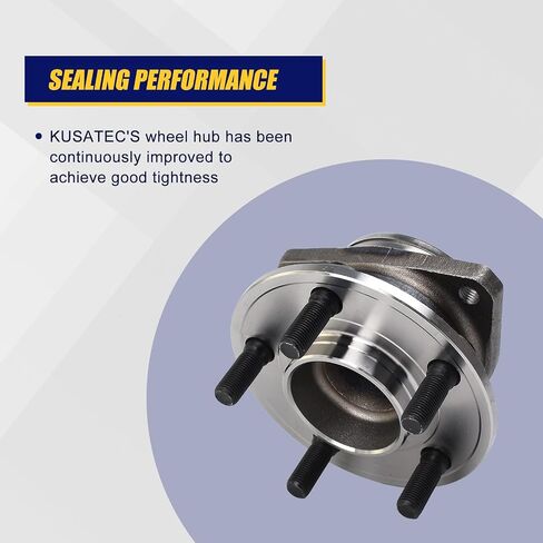KUSATEC 513325 2pcs Front Wheel Bearing and Hub Assembly Compatible with 2012-2020 for Chrysler 300, Dodge Challenger, 5 Lug Bolts w/ABS in Saudi Arabia