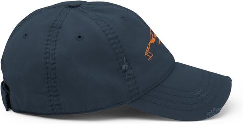2024 سيارة رياضية C8 Dad Hat لسائقي Corvette تضخيم Orange Silhouette Silhouette Caped Caped Cap in Kuwait