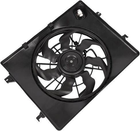 ECCPP Radiator Fan Assembly fit 2014 for Hyundai for Sonata 2014-2015 for Kia for Optima 623770 674-60239 HY3115150 in Saudi Arabia