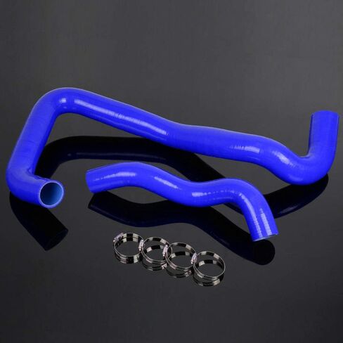 G-Plus Silicone Baziatiator Bying Kit Clamps متوافقة مع 2005-2007 Ford 6.0 6.0L Powerstroke Diesel ، 2pcs Blue in Kuwait