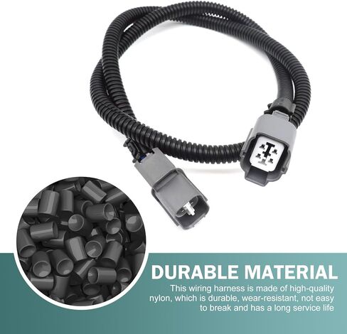 تسخير تمديد مستشعر الأوكسجين ، 36 "4-ware slot slot slut sluge flugive flacness ، ملحق استبدال ضبط ، متوافق مع هوندا Civic Integra Prelude (Black) in Kuwait