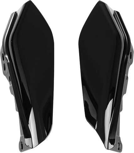 XFMT Black Mid-Frame Air Deflectors for Harley Touring Road Road King Street Glide Glide Electra Glide Trike 2009-Later in Kuwait