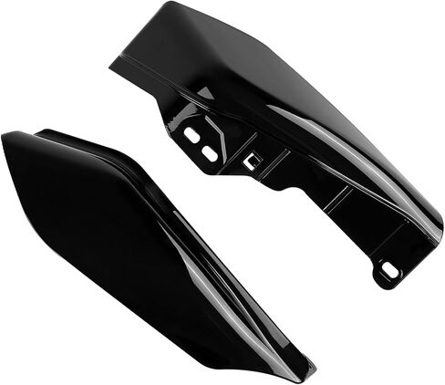 XFMT Black Mid-Frame Air Deflectors for Harley Touring Road Road King Street Glide Glide Electra Glide Trike 2009-Later in Kuwait