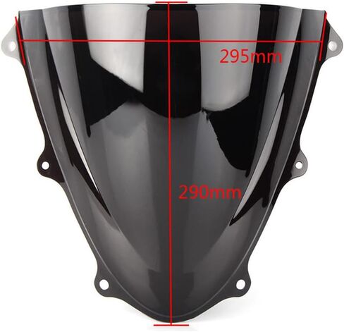 Motorcycle Windshield Tinted Windshield Windscreen Motorcycle Windshield Windscreen ABS for GSXR 600 GSXR 750 K11 GSXR600 GSXR750 2011-2019 (White Iridium) in Saudi Arabia