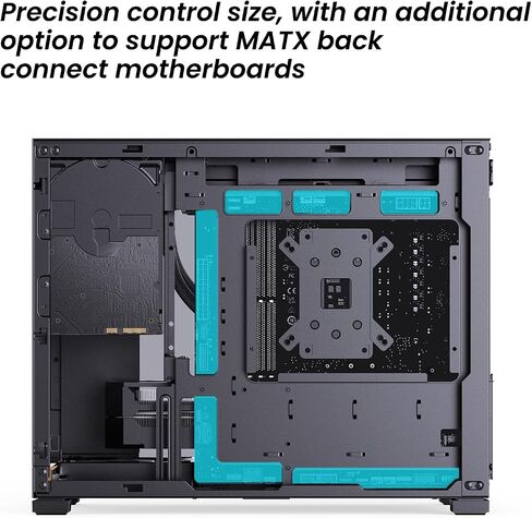JONSBO D32 PRO Micro-ATX PC Case,High Compatibility Mini Desktop Case,A/B Mode for MB, Support MATX Back-Connect/BTF MB,365mm GPU/240AIO/163mm Air Cooler,ATX/SFX-L/SFX PSU, USB3.2 PC Gaming Case,Black in Saudi Arabia