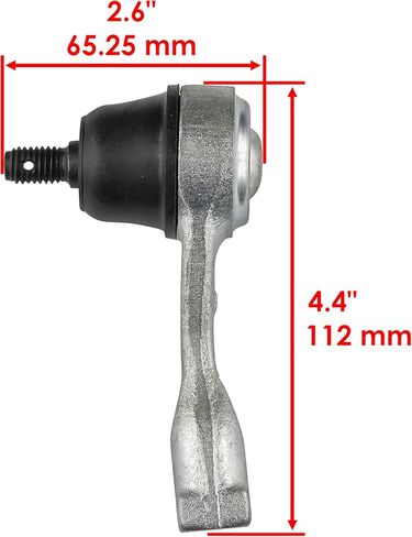 Caltric Tie Rod Ends Compatible with Kawasaki Mule 4010 Kaf620 Kaf950 2009 2010 2011 2012 2013 2014-2020 in Saudi Arabia