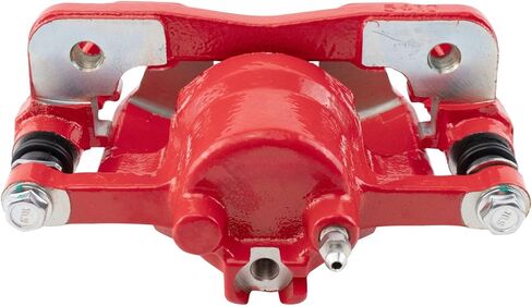 Front Performance Brake Caliper Set Red Compatible with 2012-2015 Honda Civic in Saudi Arabia