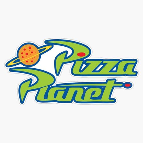Magnet Pizza Planet Pizza Magnetic Vinyl Sticker Music 5 " in Saudi Arabia