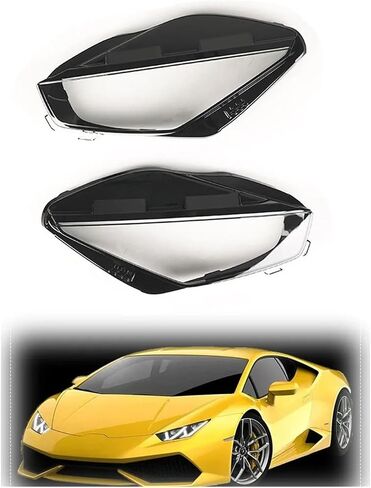 Headlight Housing Compatible For Lamborghini Huracan 2014-2020 ​Car Front Headlight Cover Lamp Shell Lens Caps Light Lampshade(Right) in Saudi Arabia