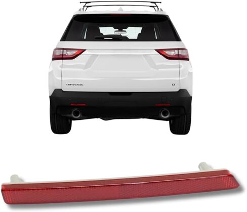 Rear Bumper Reflector Light For 2018 2019 2020 2021 Chevy Traverse - CAPA Certified - Fits Passenger Side - Rear Reflector Light Replacement For 84135078 in Saudi Arabia