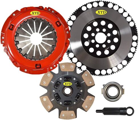 XTD Stage 3 Racing Clutch Kit + 11 رطلًا متوافقة مع دولاب الموازنة مع 2005-2010 Scion TC 2008-2015 Scion XB (2.4L DOHC 4CYL 2AZFE) in Kuwait