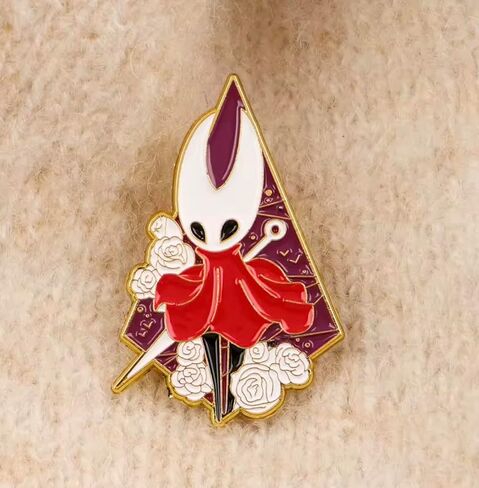 Hornet Princess Protector Halllownest Hollow Knight Metroidvania Video Game 1.4" Enamel Pin Badge in Saudi Arabia