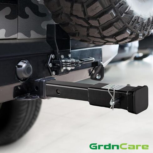 GrdnCare 10 Inch Trailer Hitch Extender - Heavy Duty Trailer Hitch Extension Supporting 3,500 lbs Gross Weight and 350 lbs Tounge Weight - Rattle-Free Hitch Extender 2 Inch Standard Fit in Saudi Arabia