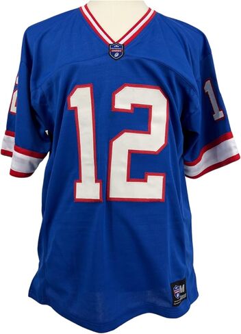Jim Kelly Jersey Blue Buffalo | Unisex Adult Sizes S-6XL Unsigned Custom Sewn Stitched in Saudi Arabia