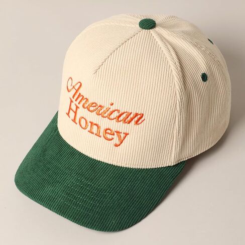 Mirmaru Vintage Novelty Progroidered corduroy corduroy corduroy cap starker cap for men & women in Kuwait