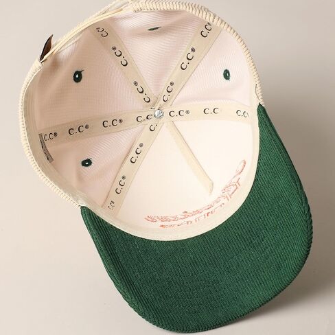 Mirmaru Vintage Novelty Progroidered corduroy corduroy corduroy cap starker cap for men & women in Kuwait