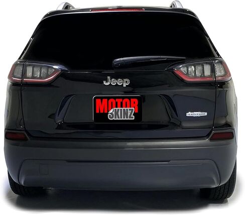 Slickmod Precut Vinyl Smoke Lint لعام 2019-2022 Light Jeep Cherokee Tail (1. مجموعة خلفية كاملة ، دخان خفيف 35 ٪) in Saudi Arabia