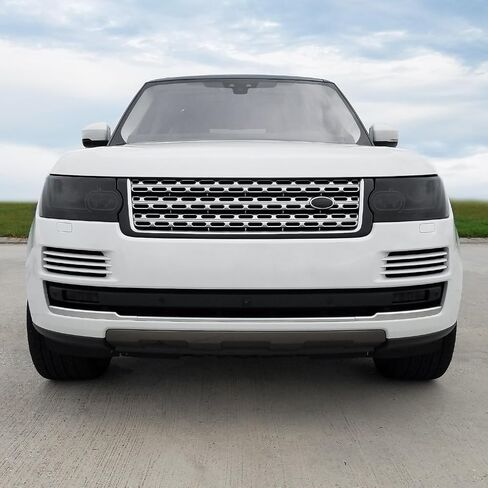 Slickmod Precut Vinyl Smoke Lint لعام 2014-2017 Land Rover Range Rover Fog Light (3. Foglight ، Dark Smoke) in Saudi Arabia