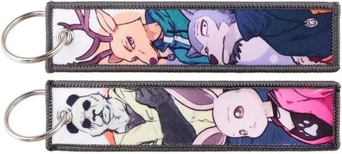 Pinstant BEASTARS Beast Stars Anime Manga Keychain Key Tag Chain Fob Ring in Saudi Arabia