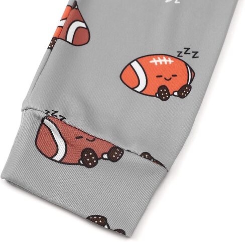 Tebbis Little Boys Pajamas-Soft Snug-Fit PJS Tee & Pants Sleepwear مجموعة لعبة البيسبول الصغيرة الممرات الحجم 4T-14 in Kuwait