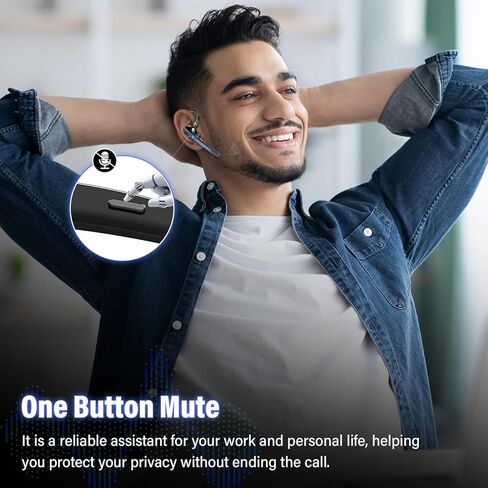 سماعة رأس Bluetooth 5.3 ، سماعات الرأس اللاسلكية مع MIC CVC8.0 in Kuwait