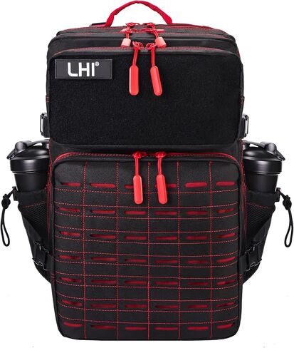 LHI Tactical Military Backpack for Men 25L/45L Large Molle Army Assault Pack 3 Day Hiking Rucksack With Bottle Holder in Saudi Arabia