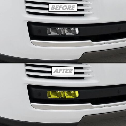 Slickmod Precut Vinyl Smoke Lint لعام 2014-2017 Land Rover Range Rover Fog Light (3. Foglight ، Dark Smoke) in Kuwait