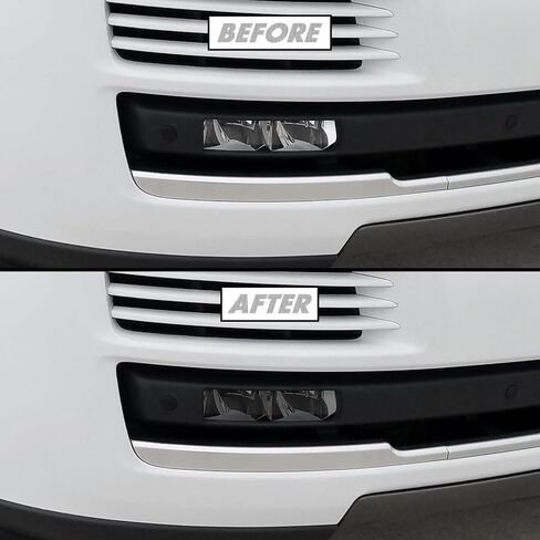 Slickmod Precut Vinyl Smoke Lint لعام 2014-2017 Land Rover Range Rover Fog Light (3. Foglight ، Dark Smoke) in Kuwait