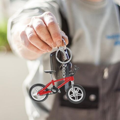 Logofun 4pcs دراجة Keycle -Chain Mountain Bike Models سلسلة مفاتيح الدراجة الجبلية Keyring Bicycle Key Ring Fendant for Bag Hanging Decor in Saudi Arabia