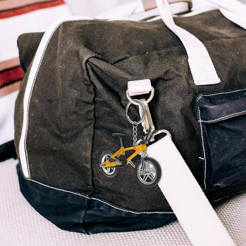 Logofun 4pcs دراجة Keycle -Chain Mountain Bike Models سلسلة مفاتيح الدراجة الجبلية Keyring Bicycle Key Ring Fendant for Bag Hanging Decor in Saudi Arabia
