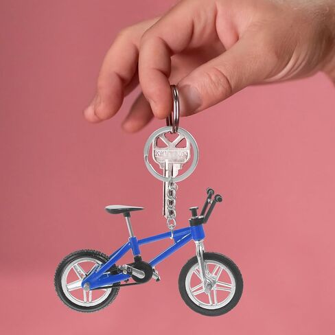 Logofun 4pcs دراجة Keycle -Chain Mountain Bike Models سلسلة مفاتيح الدراجة الجبلية Keyring Bicycle Key Ring Fendant for Bag Hanging Decor in Saudi Arabia