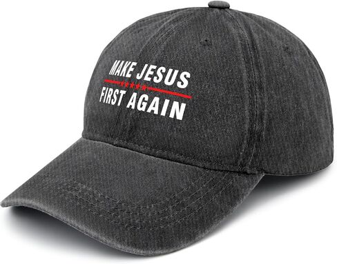 Make Jesus First Again Hat Jesus Hats for Womens Mens & Sun Hats & Dad Hats & Cowboy Hats & Bucket Hat & in Saudi Arabia
