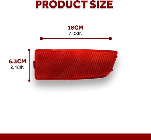 For Mercedes Sprinter 250 350 Back Bumper Corner Red Reflector Lens Right Side 2007 To 2017 in Saudi Arabia