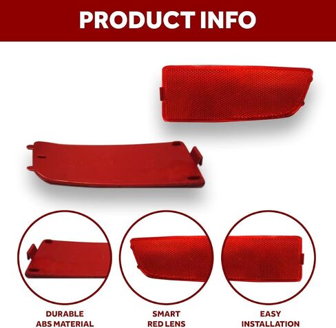For Mercedes Sprinter 250 350 Back Bumper Corner Red Reflector Lens Right Side 2007 To 2017 in Saudi Arabia