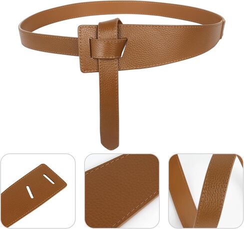 U Scinan Ladies Elastic Cinch Belt Golden Lion Head Carved Corset Retro Waistband Waist Seal in Kuwait