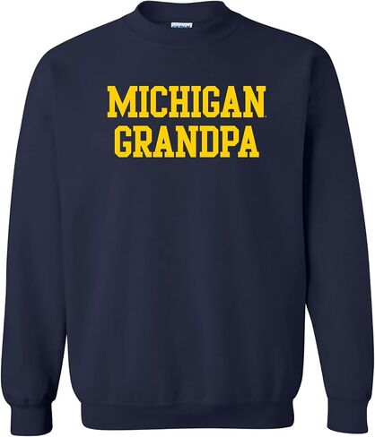 UGP Campus Apparel NCAA Basic Block Grandpa, Team Color Crewneck, College, University in Kuwait