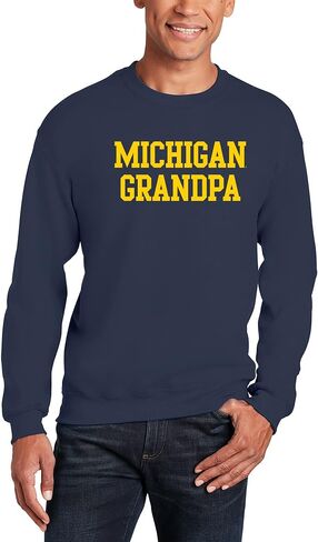 UGP Campus Apparel NCAA Basic Block Grandpa, Team Color Crewneck, College, University in Kuwait