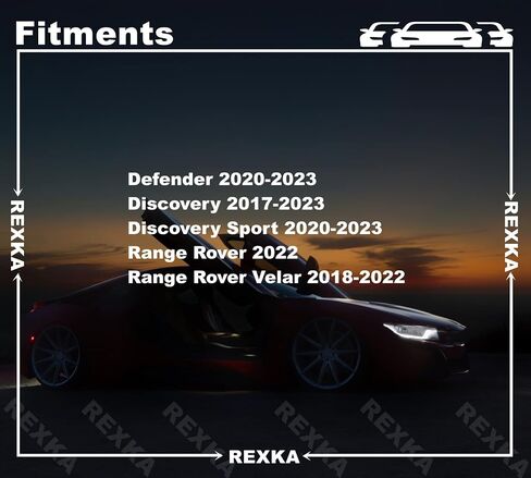 Rexka 15pcs عجلة القوس مصببة مقطع LR082683 ل Land Rover - Multipurposes - Pumper Fender Ledge Latch Partich Hold Arch Arch in Saudi Arabia