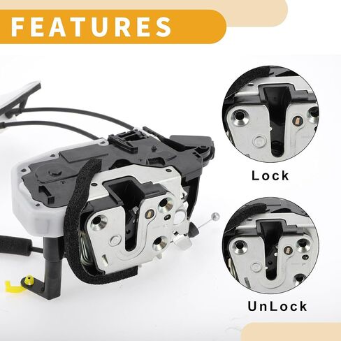 Power Door Lock Actuator Motor Front Left Driver Side Door Latch Actuator Assembly for INFINITI EX35 2008-2012 for INFINITI QX50 2014-2017 for INFINITI EX37 2013 with Cable in Saudi Arabia