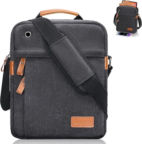 ESTARER 9-11 Inch Tablet Sleeve Bag, Men's Shoulder Crossbody Bag for College/Office, Carrying Case Small Messenger Bag for iPad Air M2/iPad Pro M4 2024, iPad 9/8/7th 10.2, iPad 10th 10.9 in Saudi Arabia