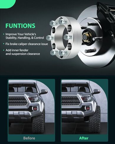 Scitoo 4pcs فواصل العجلات 1 بوصة 6x120 Bore 66.9mm أزرار 14 × 1.5 in Saudi Arabia